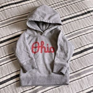 Homage Script Ohio Hoodie Baby 9-12 Months